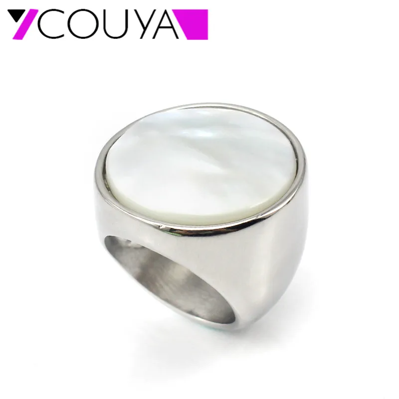 Hot Selling White mother of pearl Stone Jewelry Rings 2016 Fashion Accessories Ancient Way Retro Vintage Rings for Women Jewelry