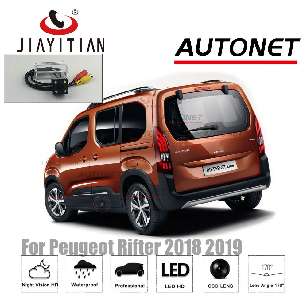 

JiaYiTian Rear view Camera For Peugeot Rifter Berlingo III 3 2018 2019 4D 5D/Backup Camera CCD/Night Vision/License Plate camera
