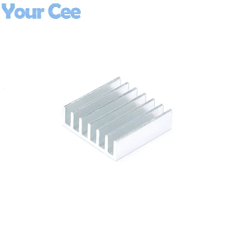 20pcs/5pcs 20*20*6mm Silver Radiator Cooling Fin Aluminum Cooler Heatsink Heat Sink 20X20X6mm