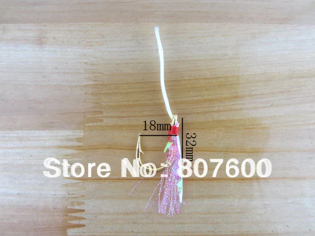 

Salt Water Sea Hook Shore Jigging Assist Hook 5/0 PE line 6 pcs/Lot