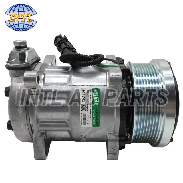 Sanden 7H15 SD7H15 Car air conditioner auto ac compressor for block howo A7 24V 115mm 8PK