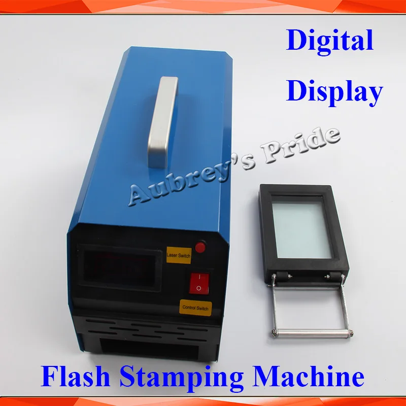 Single Machine 2-3 Exposure Lamps Digital Display Photosensitive Portrait Flash Stamp Machine Self Inking Stamping Making Sealer