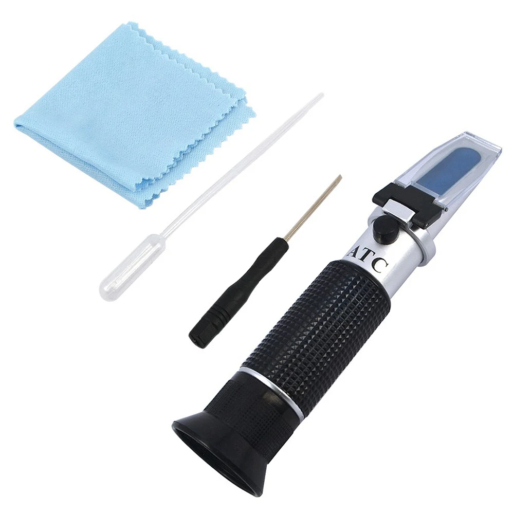 Draagbare Refractometer Hydrometer Voor Alcohol Meter Tester 0-80% Wijn Alcohol Tester Meter Alcoholmeter Alcoholmeter
