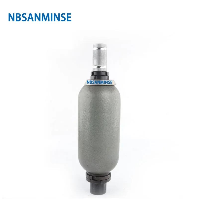 NBSANMINSE NXQ 0.4 ~ 1L Bladder Accumulator High Pressure 31.5Mpa Thread Connection Hydraulic Accumulator absorber