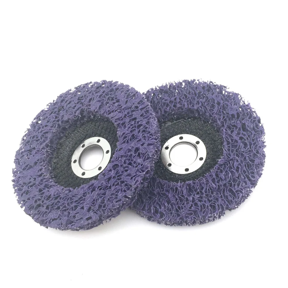 2pcs 125mm Poly Strip Disc Abrasive Wheel Paint Rust Removal Clean for Metal Abrasive Tools Angle Grinder Disc