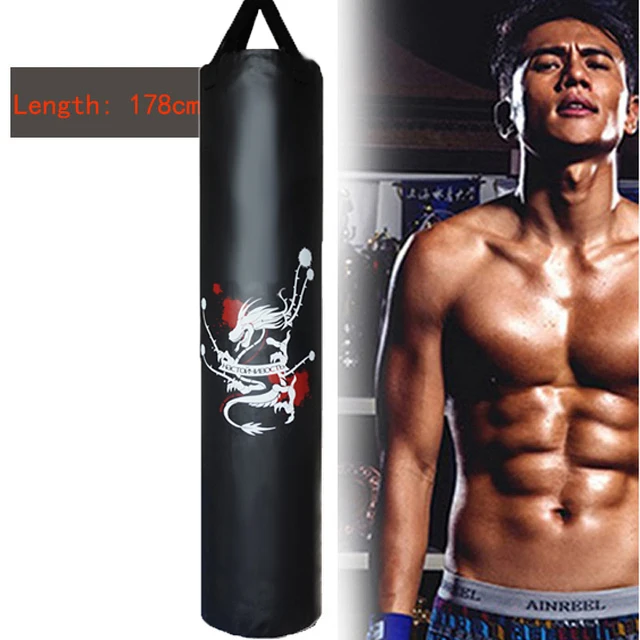 Height 85 to 178cm Sanda Boxing training PU Leather empty Sandbags,fitness sand bag Punching Bag PU Leather more comfortable