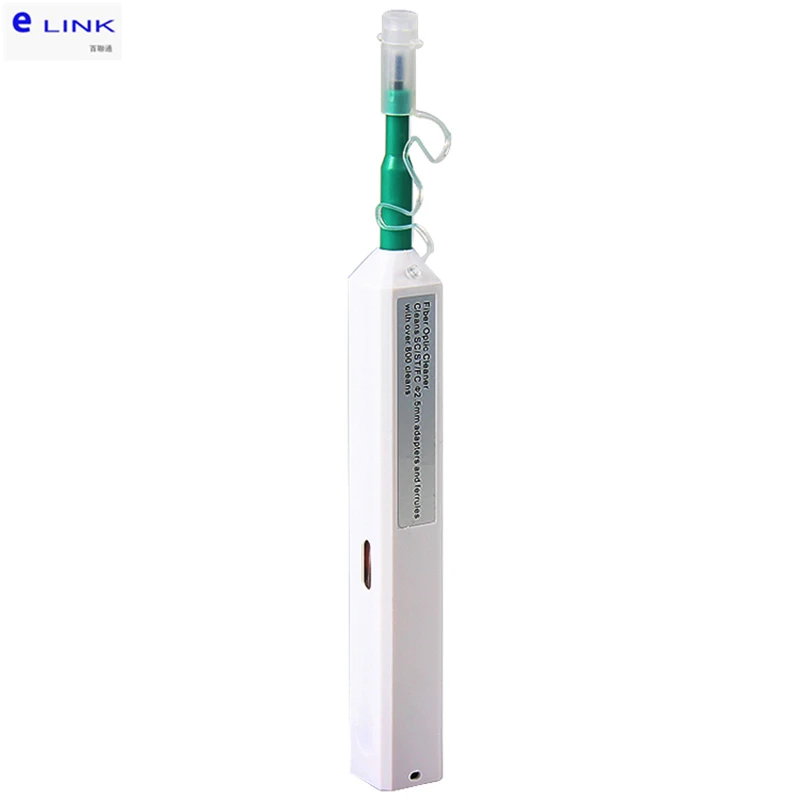 Z włókna Cleaner 2.5mm jeden kliknij pióro do czyszczenia na włókno złącze optyczne SC FC ST uniwersalne złącze ftth narzędzia darmowa wysyłka ELINK