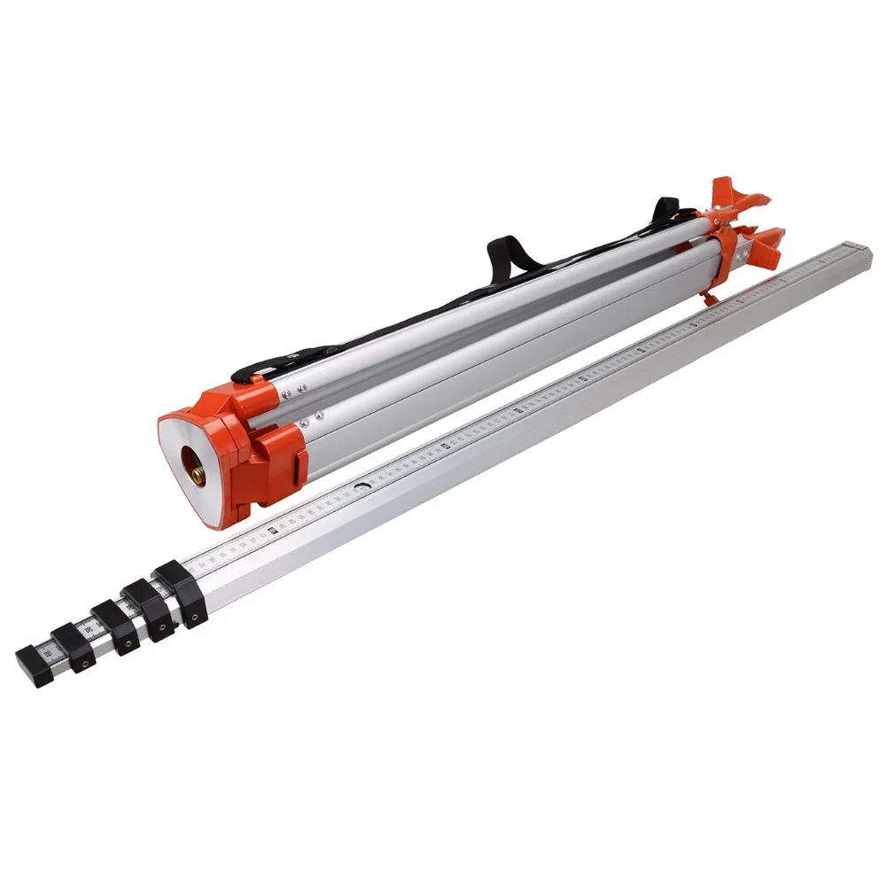 5M Staff 1.65M Aluminum Tripod For Laser Level Leveling Construction Measuring