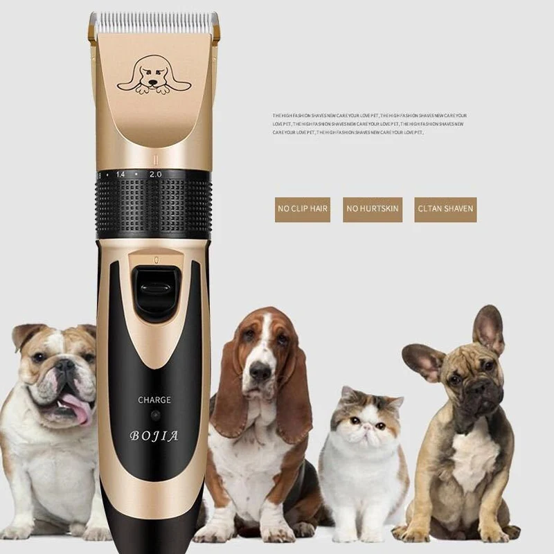 Pets dogs Hair Trimmer Remover Cutter Grooming Cat Clipper short Hair for Dog Codos Mack Andy USB Electrical Pets Hair Cut