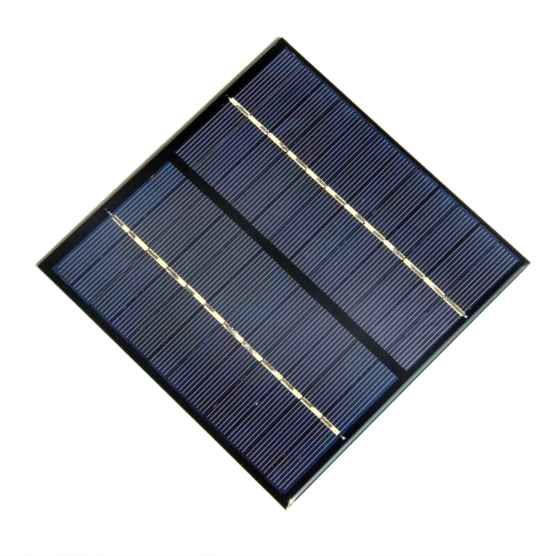 500 STKS 2.8 W 12 V Polykristallijne Zonnepaneel Epoxy Mini Zonnecel Zonnemodule DIY Zonnestelsel Sqaure Solar Plate135 * 135 MM