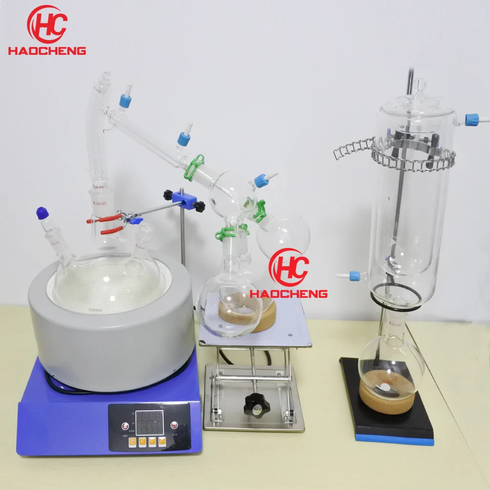 

Free shipping,Factory Stocks Available Sale 5L Short Path Distillation with Stirring Heating Mantle