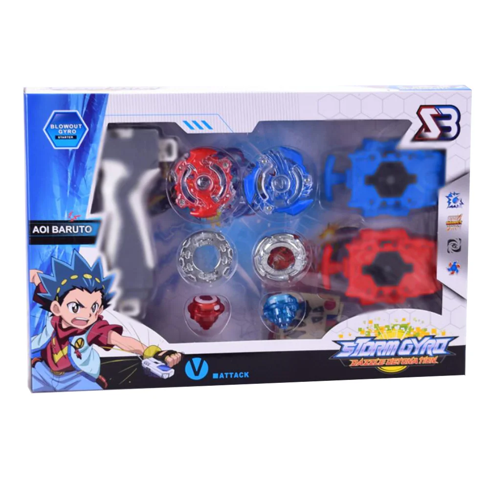  Spinning Top Launcher Arena Metal Fight Battle Fusion Classic Toys With Box For Kid Christmas Gift