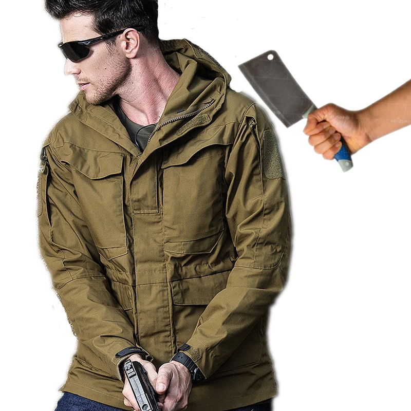 

Self Defense Security Anti-cut Stab Proof Men Jackets Bodyguard Stealth Defense Clothin Tactic Personal Tactics Cut-proof Outfit