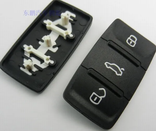 Folding Flip Remote Key Shell 3 Buttons for VW Touareg FOB Key Blanks Case