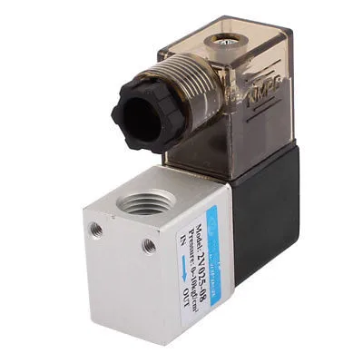 DC24V 2V025-08 4.8W Electromagnetic 2 Position 2 Way Solenoid Valve