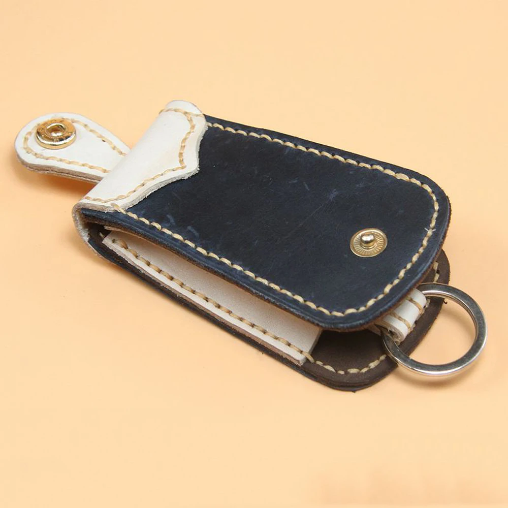 DIY leather craft car key ring bag die cutting knife mould hand machine punch tool set