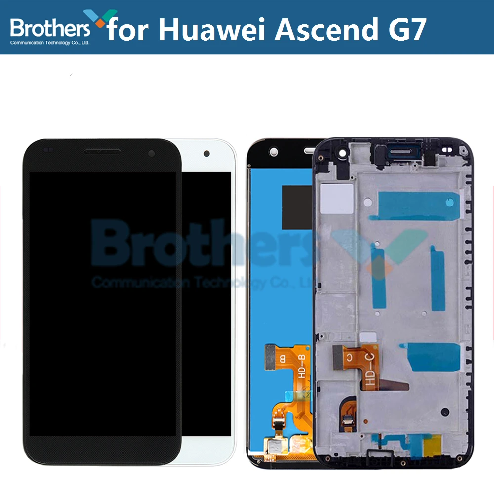 

LCD Screen for Huawei Ascend G7 LCD Display for Huawei G7-L01 L03 LCD Assembly Touch Screen Digitizer Phone Replacement Test Top