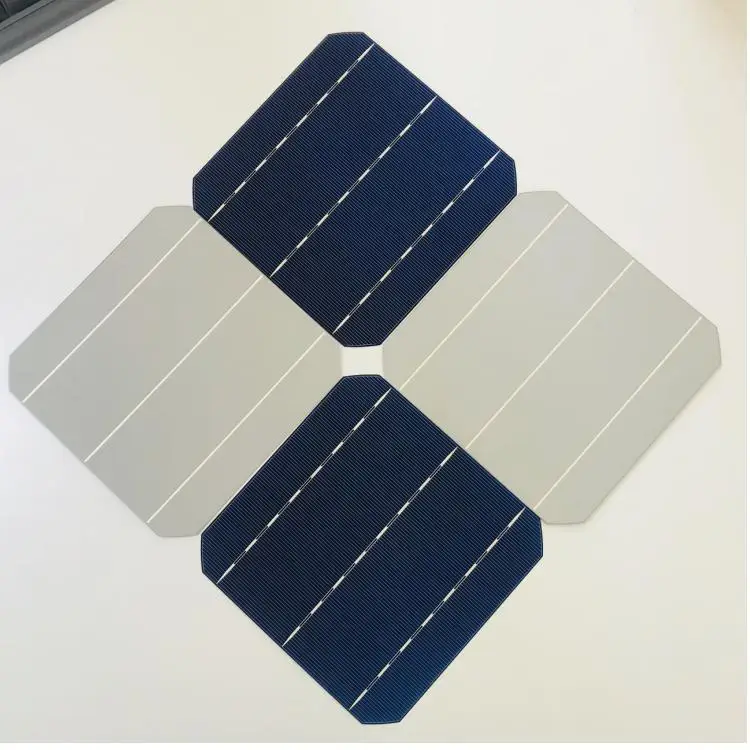 Monocrystalline solar cell 0.5V 4.8W Grade A Type 156mm Photovoltaic panel cell for diy Mono solar panel 10pcs/Lot