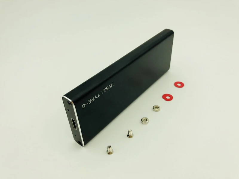 PCIE USB3.1 HDD Enclosure กรณีโลหะประเภท - C ถึง M.2 NVME M คีย์ SSD กรณีภายนอกกล่องโทรศัพท์มือถือสำหรับ 2230-2280 SSD M2 ใหม่