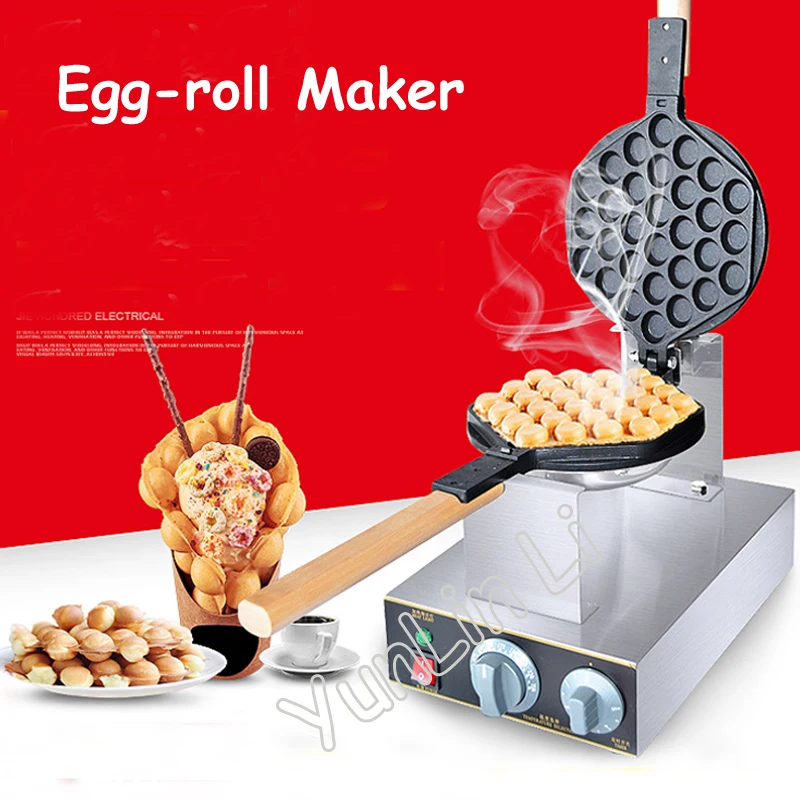 Electric Waffle Maker Non-stick Egg Roll Maker Good Quality Practical Cake Baker