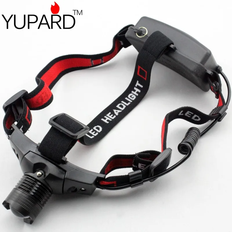 

YUPARD Q5 LED Headlight Headlamp Head Lamp Light Zoomable Zoom in out For Bike Bicycle Cycling Hiking Camping Hunting