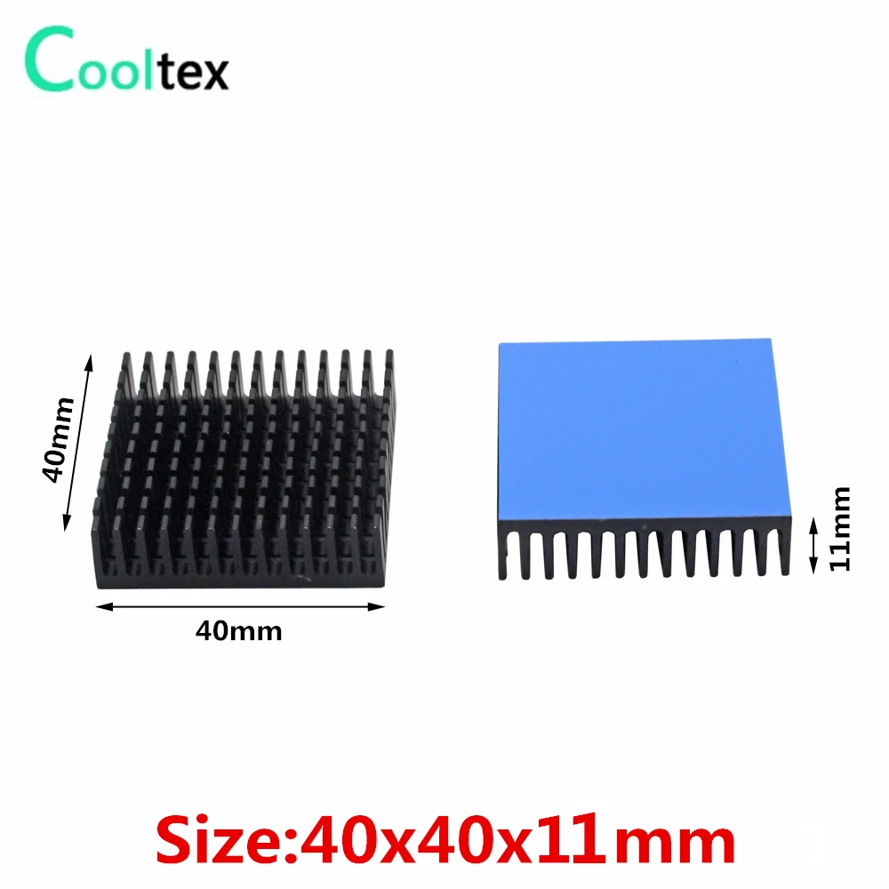 7 model Aluminum Heatsink Heat Sink Radiator Cooling cooler For Electronic Chip IC LED computer With Thermal Conductive Tape