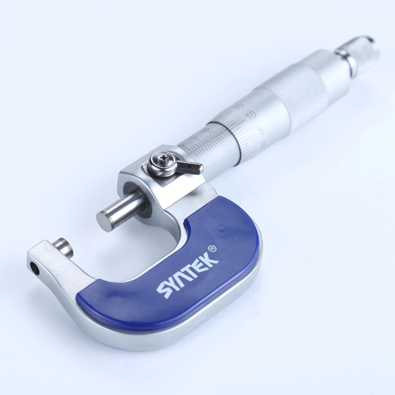 

Syntek 0-25 мм внешний микрометр 0,01 мм Металлические микрометры Твердосплавный наконечник Micrometro Измерительные инструменты Толщиномер