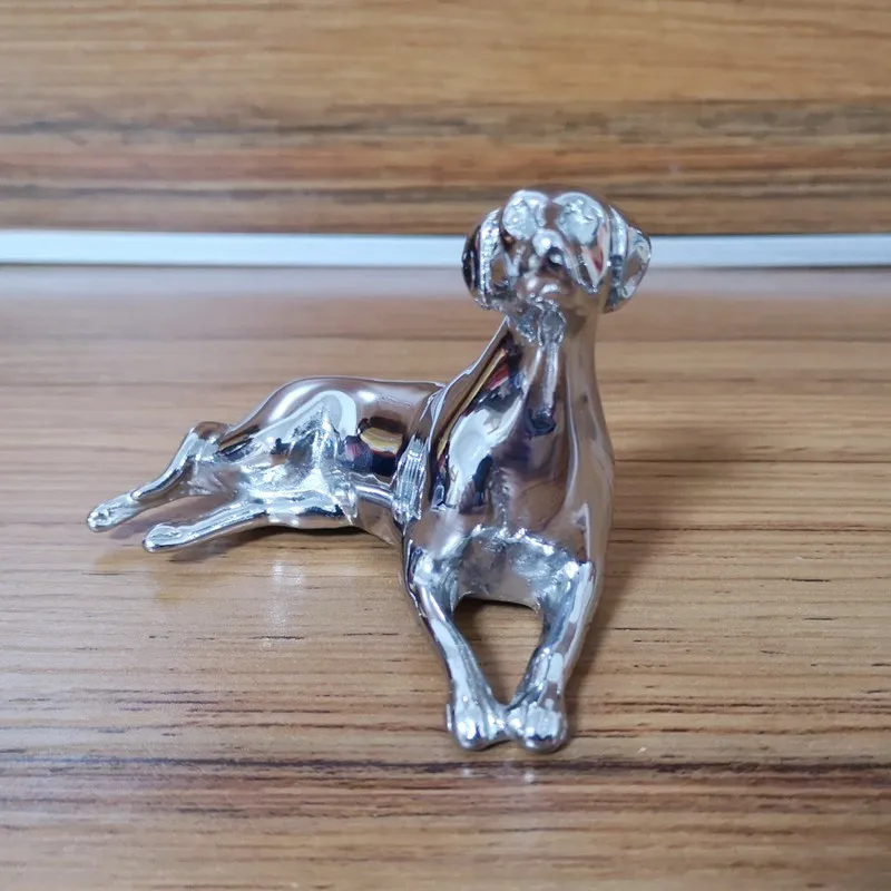 High Polished Dog Keepsake Display Urn for Beloved Dog Ashes Holder Stainless Steel Table Display Dog Cremation Urn