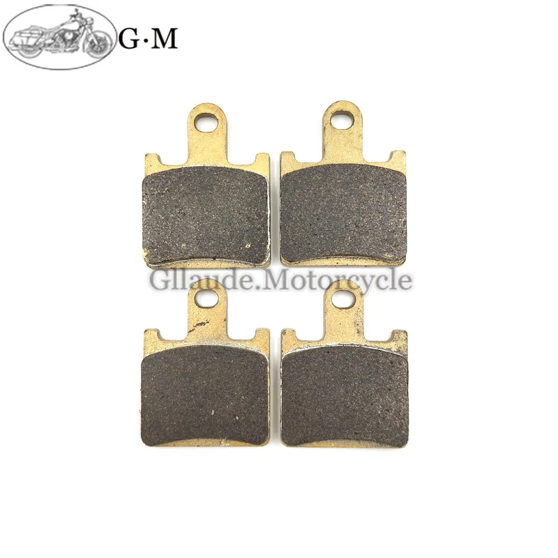 Motorcycle Front / Rear Brake Pads For Kawasaki GTR1400 Concours 14 ZG1400 ABS 2008-2018 copper fiber High quality