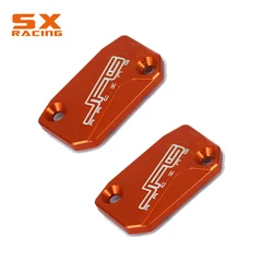 Motorcycle 2PCS Front Brake Reservoir Cap Cover For KTM SX EXC XCF SXF XC XCFW XCW SMR 125 150 200 250 300 350 400 450 500 530