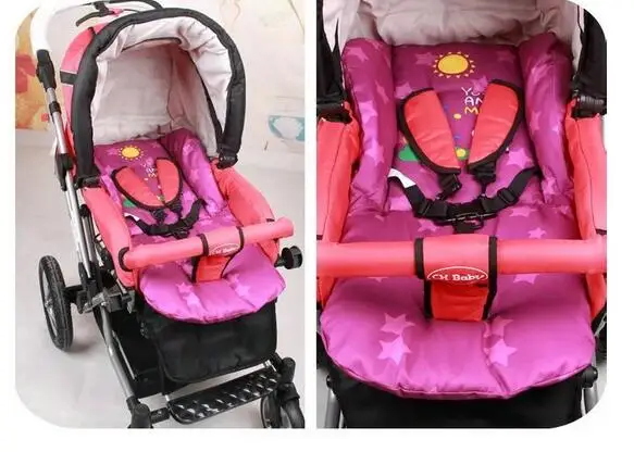 2016 Cartoon Baby Stroller Seat Cushion Cart Stroller mattresse Pillow Cover BB Car Thermal Thicken Pad Child  Cushion