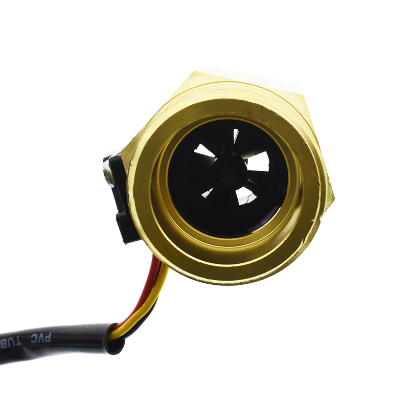 Water Flow sensor Hall Sensor Switch Flow Meter DN25 brass water meter Industrial turbine flowmeter 1 Inch water flow sensor