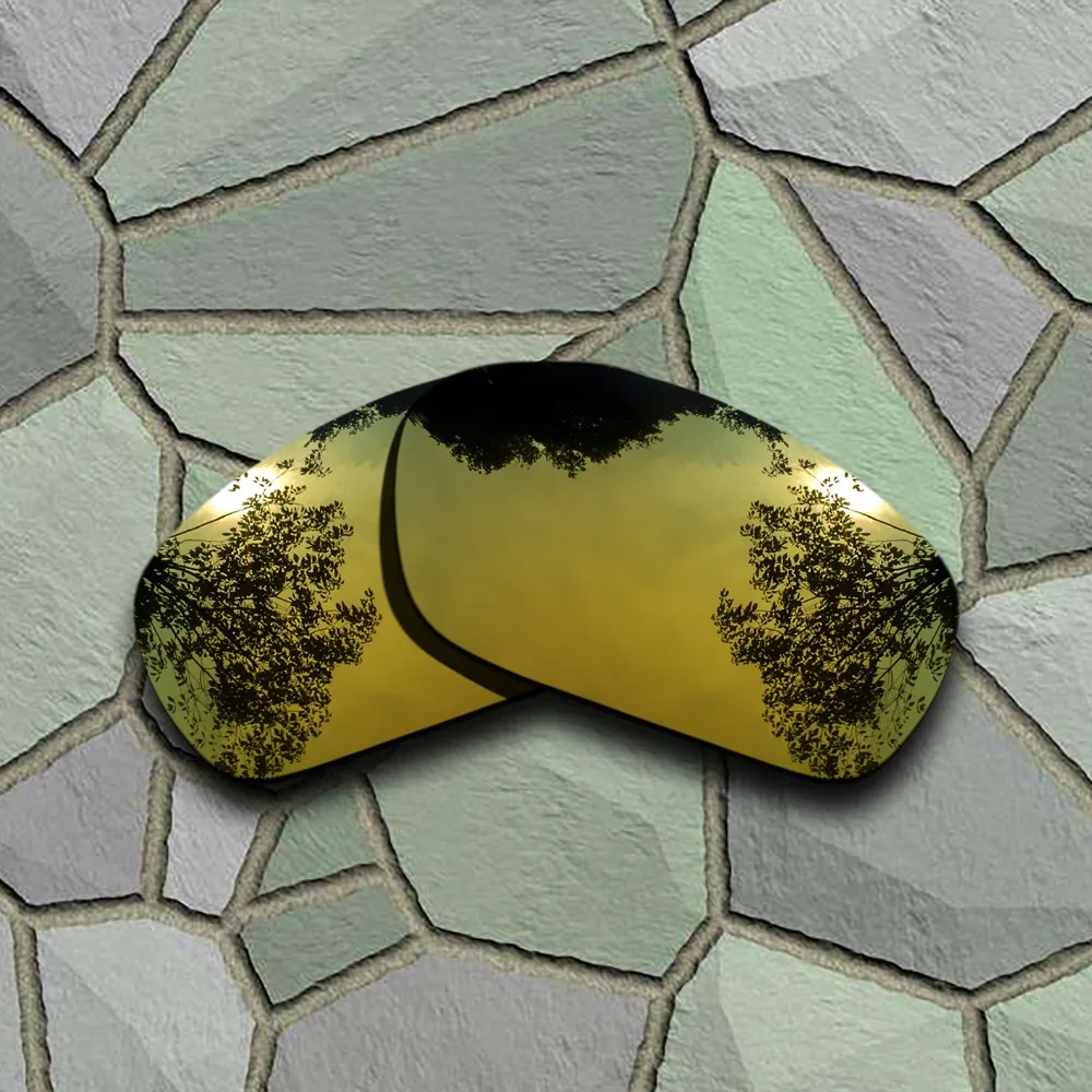 Chrome&Yellow Golden Sunglasses Polarized Replacement Lenses for Oakley Jawbone