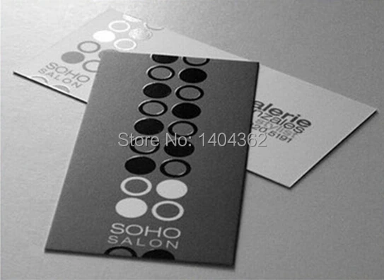 

1000 Pcs High quality 2 Sided Printing One Side Spot UV 300 Gsm Paper Business Card Printing