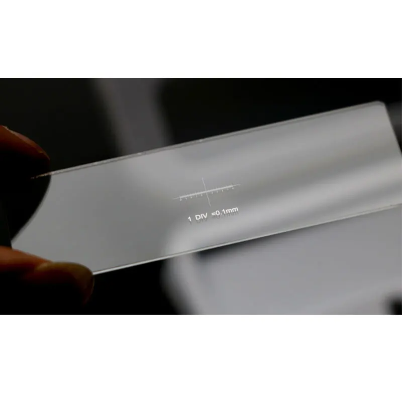 Imagem -02 - Div-óculos de Calibração Ótica com Régua 935 mm Escala de Aumento Microscópio com Precisão Micrômetro de Palco para Óculos t