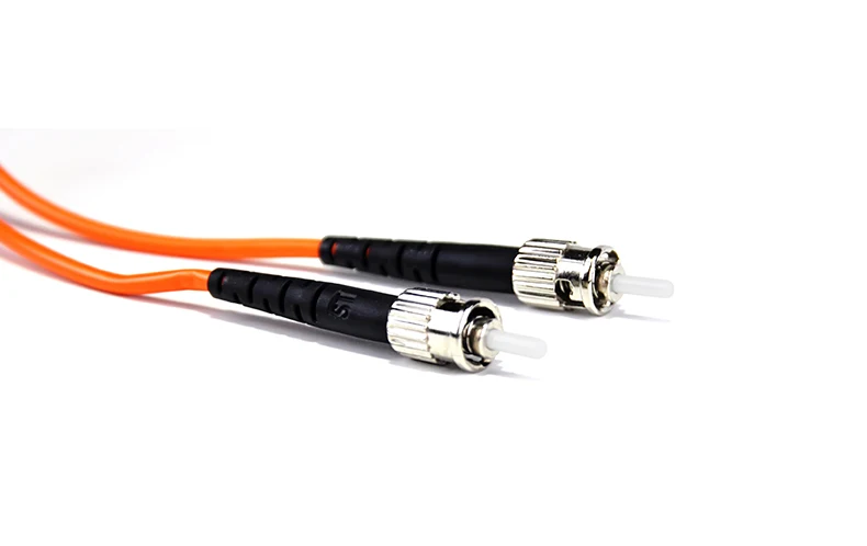 Cabo de remendo de fibra st multimodo ST-ST om1 simplex 3.0mm 62,5/125 cabo 1 2 3 5 7 10 mtr jumper de fibra óptica elink 20 peças