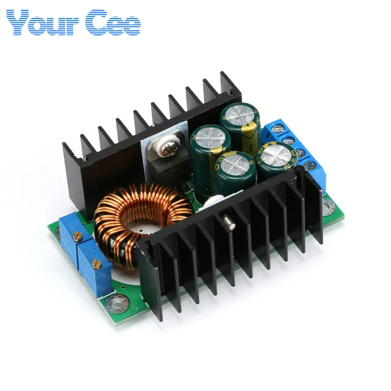 DC-DC CC CV Converter Volt Step Down Buck Power Supply Module 12V 19V 24V 7-40V to 1.2-35V 8A 300W with LED Indicator Car Laptop