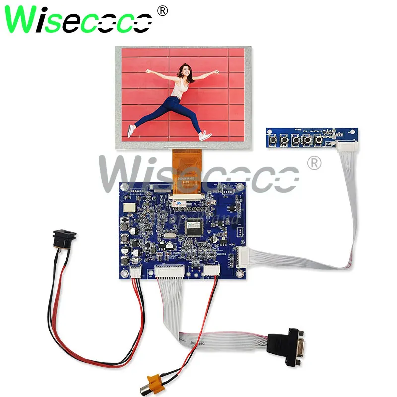 5 inch ZJ050NA-08C Replacement AT050TN22 640x480 LCD Screen  Controller Board VS-TY2660H-V1