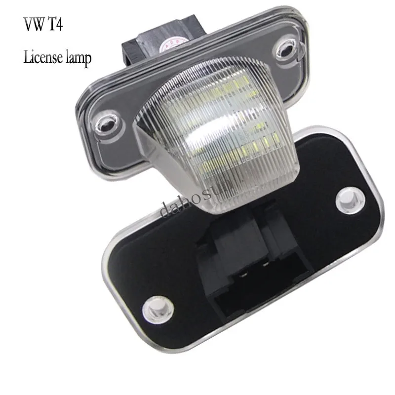 2PC X Dahosun LED Car Rear  License Lamp for VW T4 Transporter CAMPMOB Passat Jetta Caddy Touran