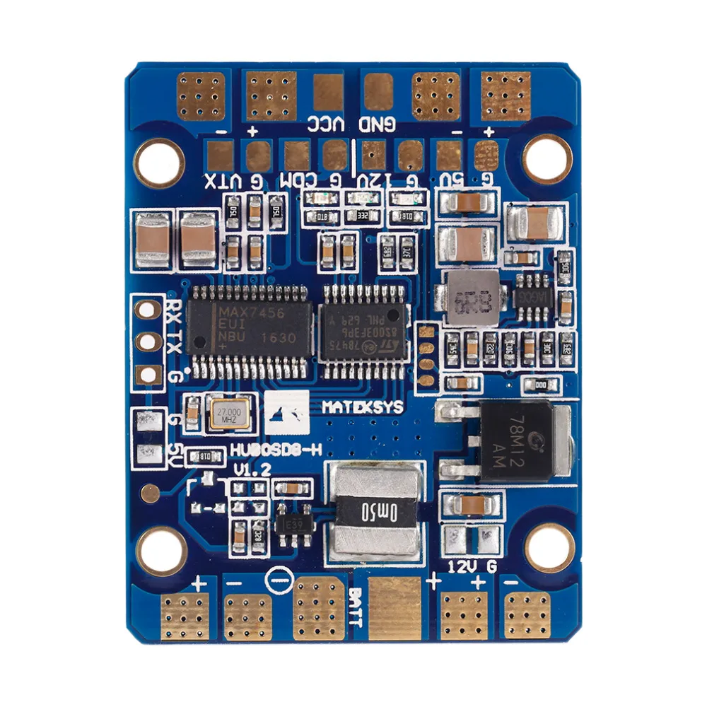 Matek Systems Hubosd eco H Power distributon board Hub Osd PDB Current Sensor For DIY Quadcopter FPV