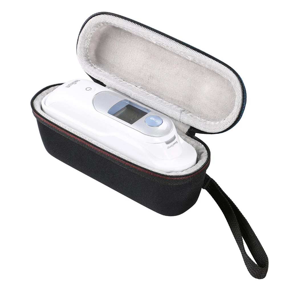 

2021 Newest EVA PU Hard Bag Travel Protective Carrying Storage Cover Box Case for Braun Thermoscan 7 IRT6520 Thermometer Handbag