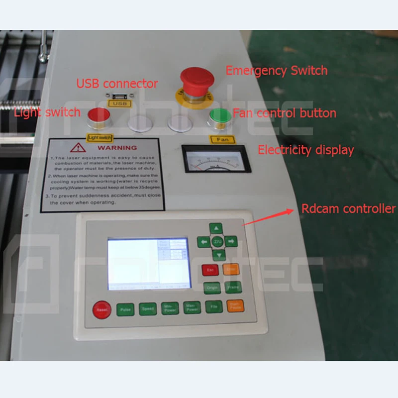 Robotec 80w Laser Cutting Machine for Wood Acrylic/6090 Laser Cutting Machine Price/Laser Cutter Price 6090