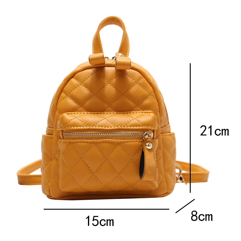 Mini Backpack Female 2021 Women PU Leather Cute Backpack Female White Back Pack Bag for Teen Girls Mochilas Feminine sac a dos