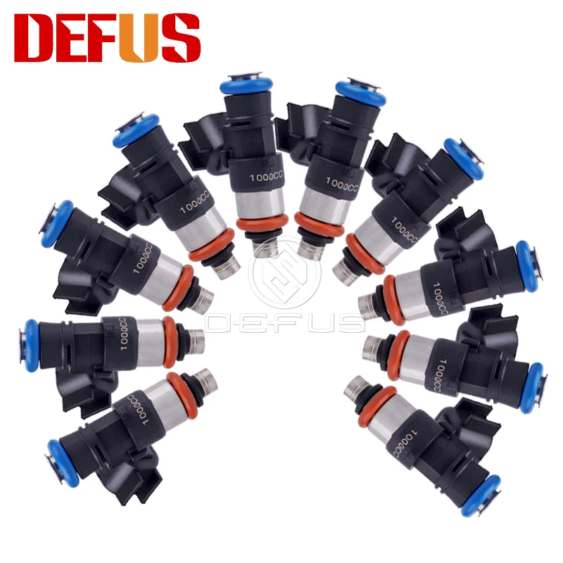 DEFUS 10X OE 0280158051 Fuel Injector 2-4 ohm Low Impedance 3kpa 1000cc/min Capacity Fit Corvette Car Nozzel Auto Spare Part NEW