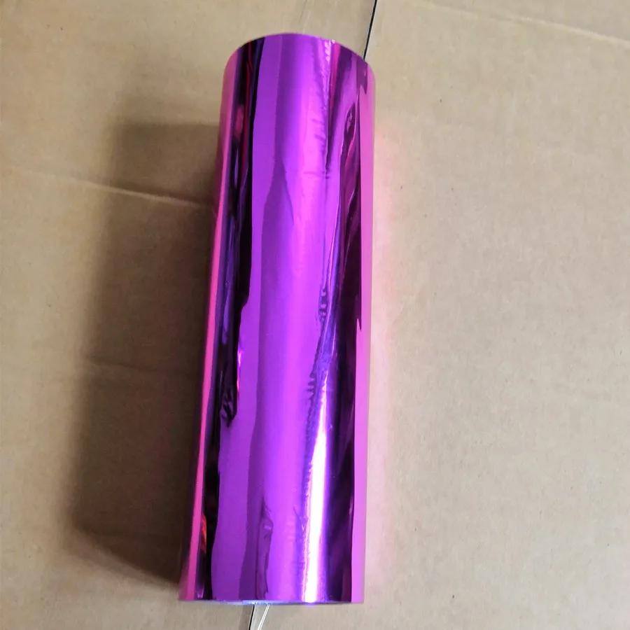 Hot stamping foil metallic Purplish red color hot press on paper card or plastic stamping foil heat stamping film 21cm x 120m