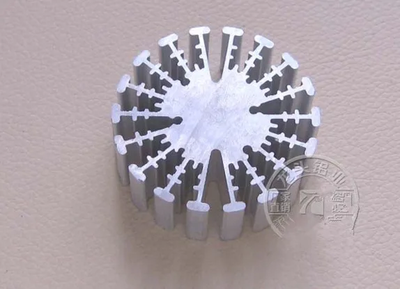 

20pcs/lot High quality tube light sunflower radiator circular LED aluminum heat sink 53*28*20MM Heatsink