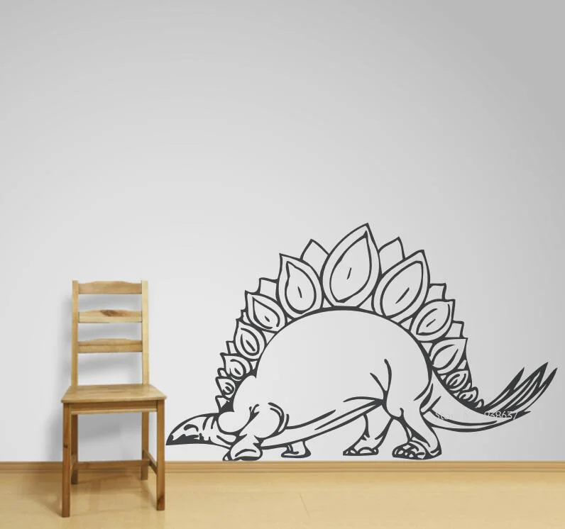 

Dinosaur Wall Art Decals Home Decor Living Room Vinyl Removable Wall Stickers Animal Decal Custom Color Available Sticker ZA649