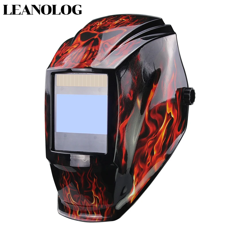 

Rechangeable Battery 4 Arc Sensor Big View Solar Auto Darkening/Shading Grinding/Polish True Color Welding Helmet/Welder Goggles