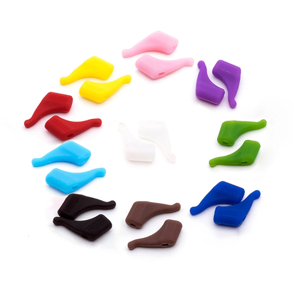 Silicone Small Size Ear Locks Grips Hooks Anti-Slip Adults Kids Sports Glasses Accessories Temple Tip Eyeglasses Retainer