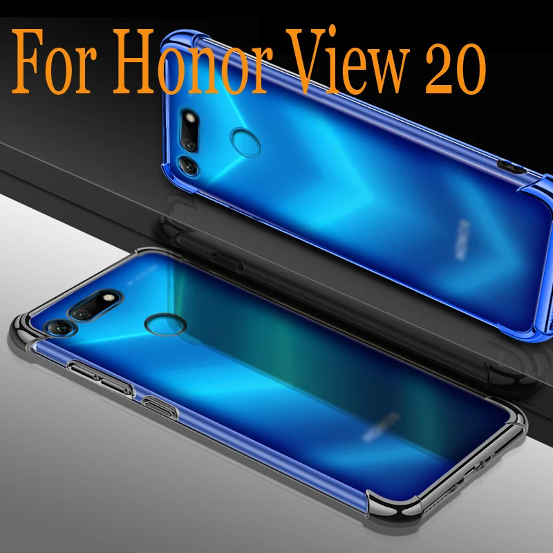 For Huawei Honor View 20 Case Cover Silicone Shockproof For Huawei Honor View 20 Transparent Clear Protective Phone Cases